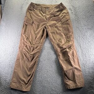 Free Soldier Pant Mens 36x32 Brown Polyester Cargo Straight Leg Utility Workwear